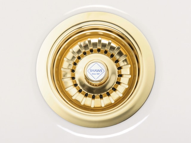 Shaws 3.5 Basket Strainer — Gold