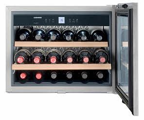 Liebherr Grandcru Wine Cabinet 1 Zone — Steel (WKEES 553)