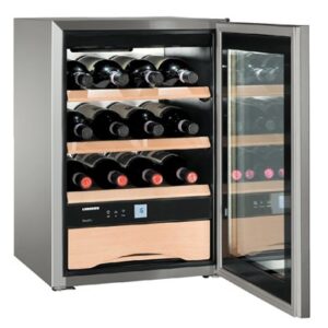 Liebherr Grandcru Wine Cabinet 1 Zone — Steel (WKES 653)