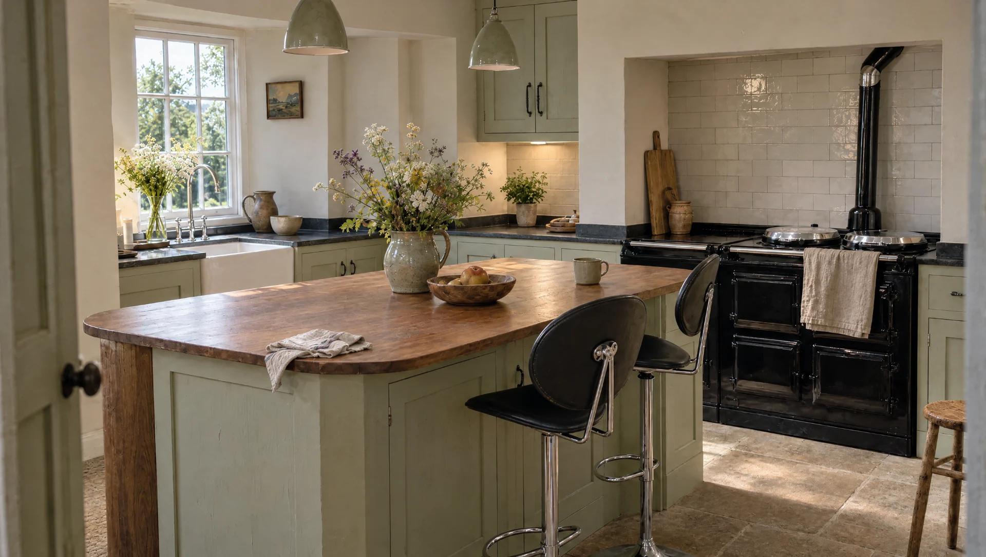 Painted Kitchen & Utility
